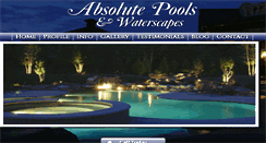 Desktop Screenshot of absolutepools.com